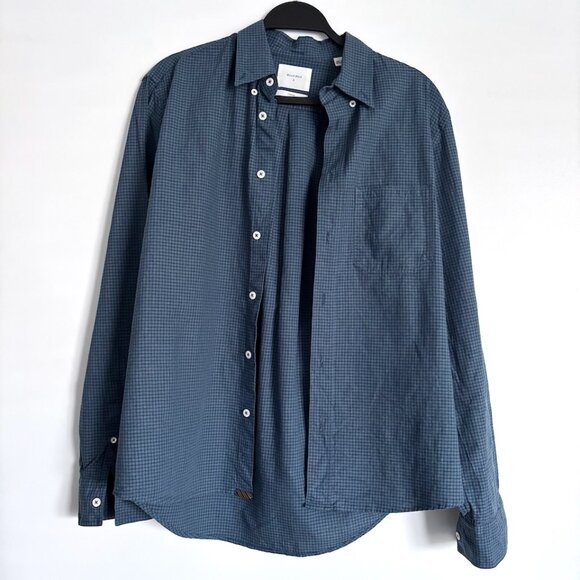 Billy Reid Other - Billy Reid Button Down Shirt Blue Plaid Check Size Small